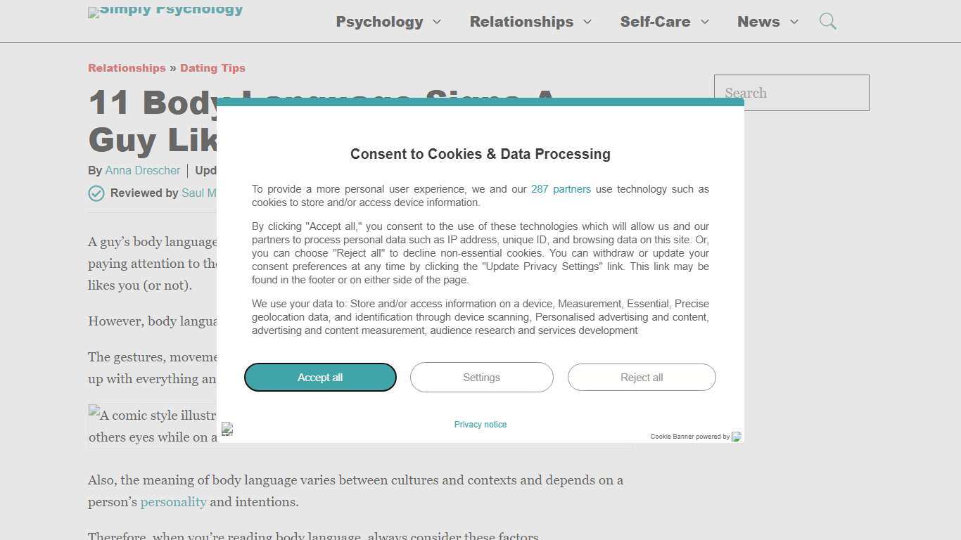 11 Body Language Signs a Guy Likes You